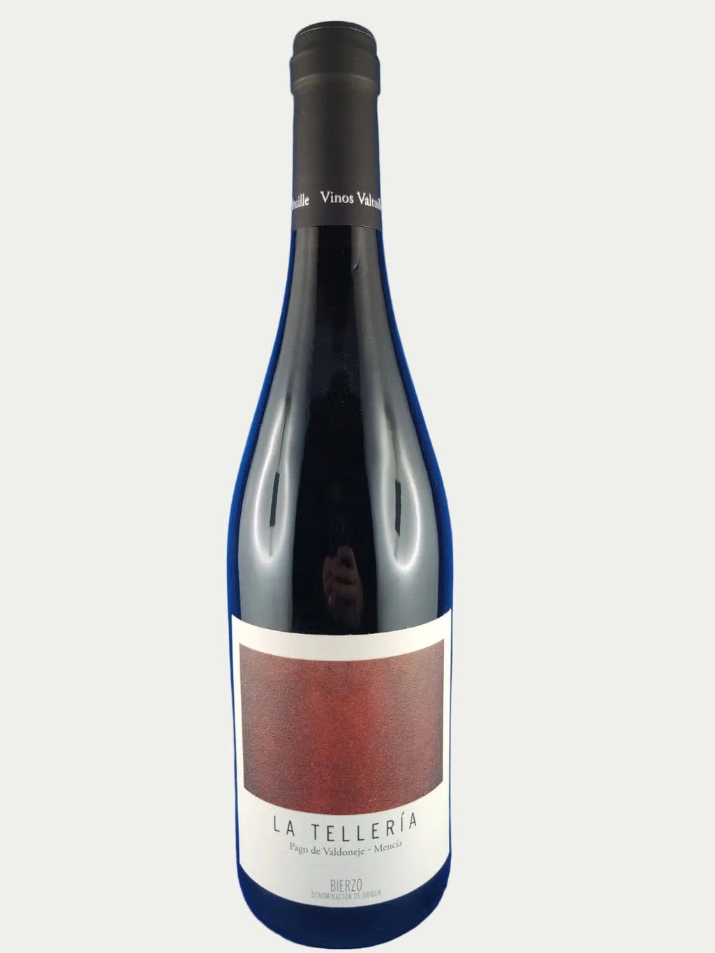 Das Foto der Weinflasche